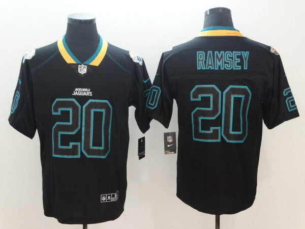 Men's Jacksonville Jaguars #20 Jalen Ramsey Black Game Player Jersey