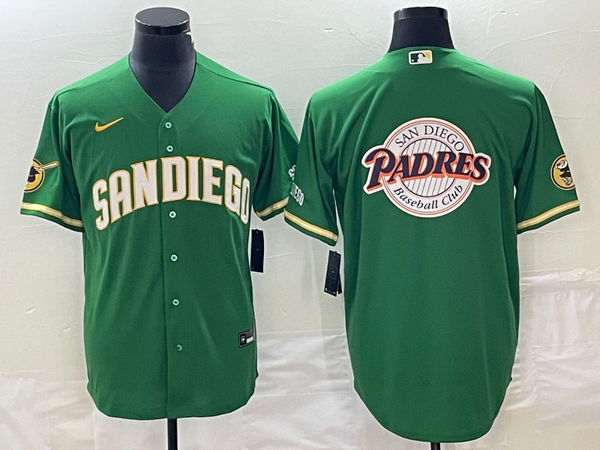 Men's San Diego Padres Green Replica Player Jersey