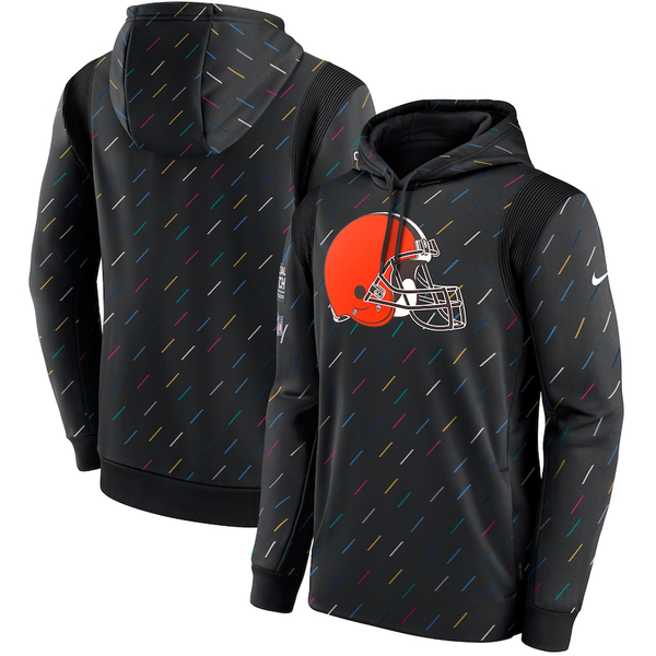 Men's Cleveland Browns NFL 2021 Salute to Service Hoodie Black