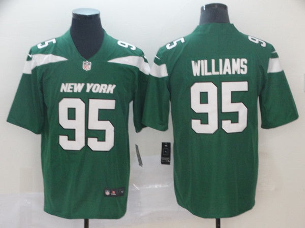 Men's New York Jets Quinnen Williams Green Game Jersey