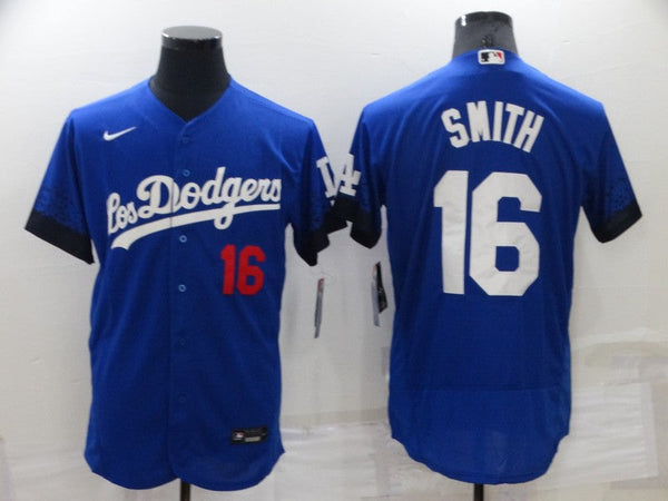 Men's Los Angeles Dodgers Will Smith #16 Blue Replica Player Jersey