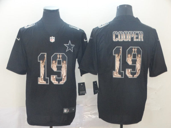 Men's Dallas Cowboys Amari Cooper #19 Black Authentic Player Game Jersey