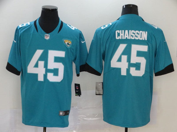 Men's Jacksonville Jaguars K'Lavon Chaisson #45 Teal Game Jersey