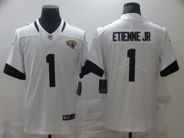 Men's Jacksonville Jaguars Travis Etienne Jr. #1 White Game Jersey