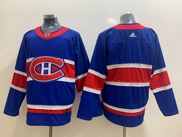 Men's Montreal Canadiens Light Blue Blank Jersey