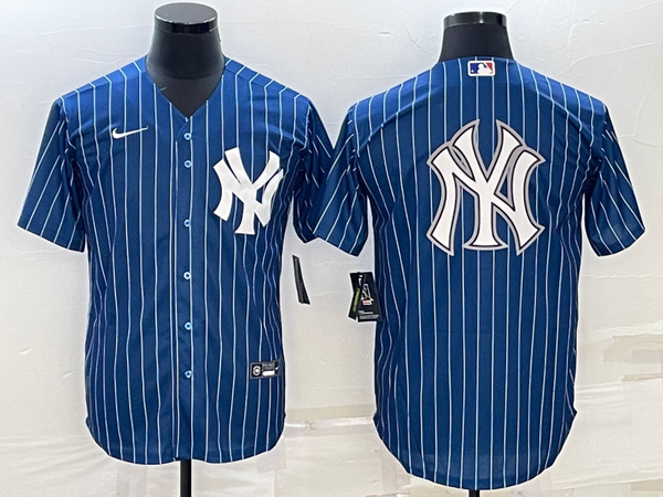 Men's New York Yankees Blue Replica Player Jersey