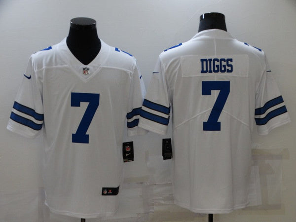 Men's Dallas Cowboys Trevon Diggs #7 White Game Player Jersey