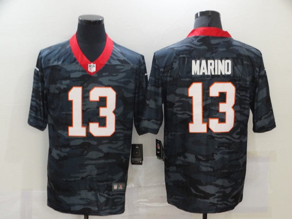 Men's Miami Dolphins Dan Marino #13 Gray Camouflage Game Jersey