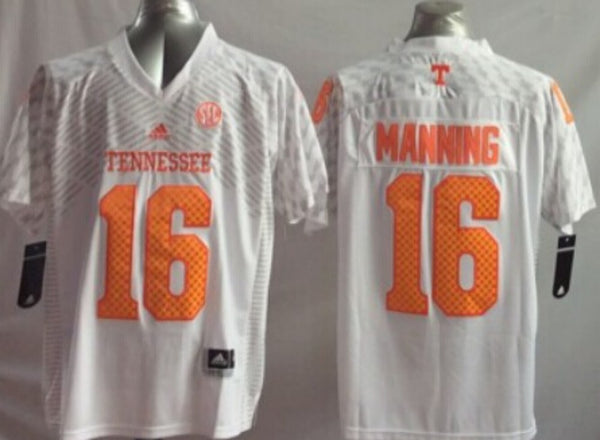 Men's Tennessee Volunteers Peyton Manning #16 White Game Jersey