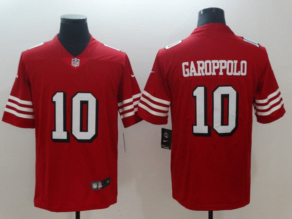 Men's San Francisco 49ers #10 Jimmy Garoppolo Jersey Red