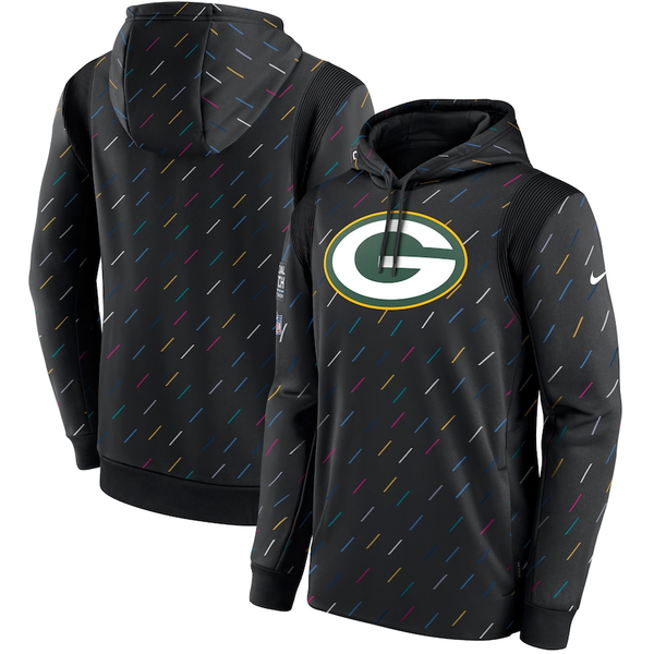 Men's Green Bay Packers NFL 2021 Salute to Service Hoodie Black