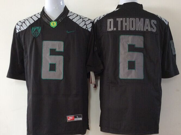 Men's Oregon Ducks De'Anthony Thomas #6 Black Player Game Jersey