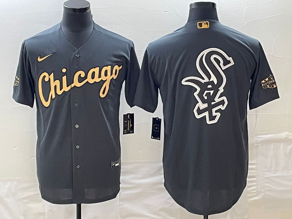 Men's Chicago White Sox Dark Gray Replica Team Jersey