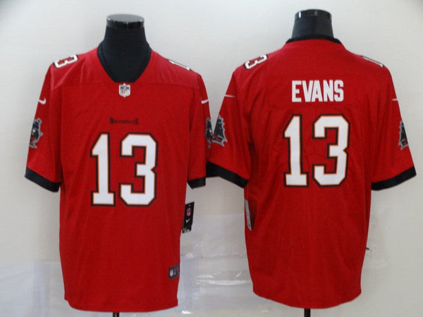 Men's Tampa Bay Buccaneers Mike Evans #13 Red Player Game Jersey