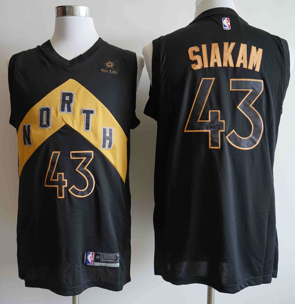 Men's Toronto Raptors Pascal Siakam #43 Black Player Jersey