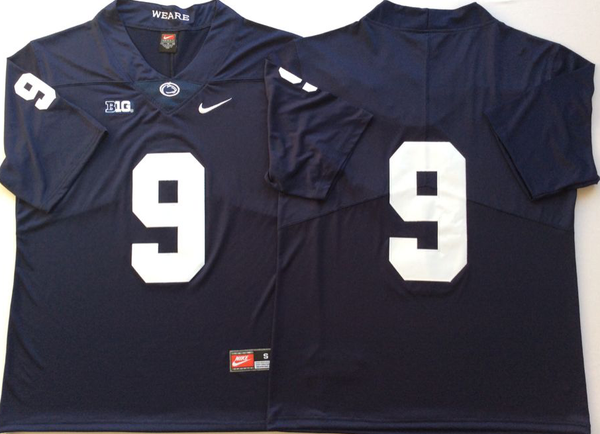 Men's Penn State Nittany Lions Trace McSorley #9 Navy Team Player Game Jersey