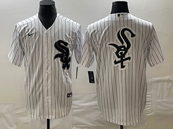 Men's Chicago White Sox White Home Replica Team Jersey