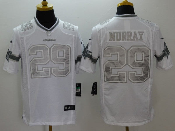 Men's Dallas Cowboys DeMarco Murray #29 White Game Jersey