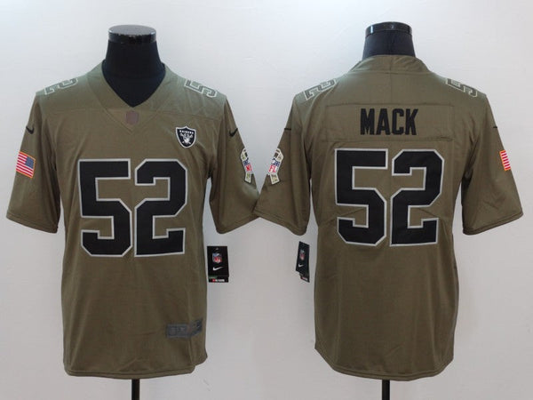 Men's Las Vegas Raiders Khalil Mack #52 Brown Game Jersey