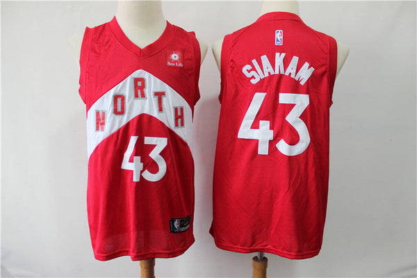 Men's Toronto Raptors Pascal Siakam #43 Red Player Jersey