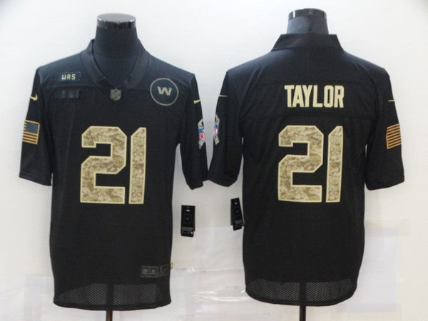 Men's Washington Redskins #21 Sean Taylor Black Player Game Jersey