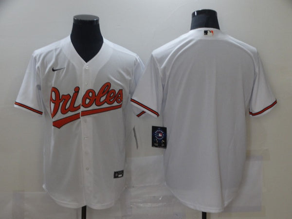 Men's Baltimore Orioles White Home Replica Blank Jersey