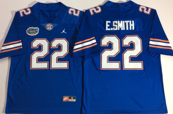 Men's Florida Gators Emmitt Smith #22 Royal Player Game Jersey