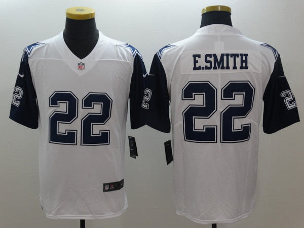 Men's Dallas Cowboys Emmitt Smith #22 White Game Player Jersey