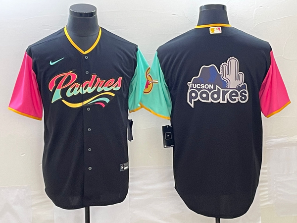 Men's San Diego Padres Black City Connect Replica Team Jersey