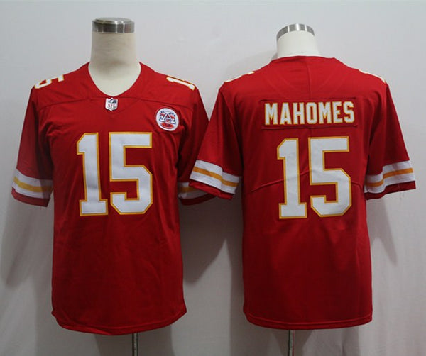 Men's Kansas City Chiefs Patrick Mahomes #15 Red Game Player Jersey