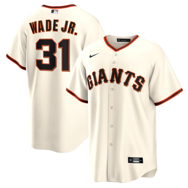 Men's San Francisco Giants LaMonte Wade Jr. #31 Cream Home Replica Player Jersey