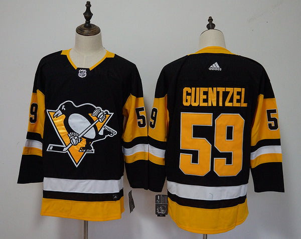 Men's Pittsburgh Penguins Jake Guentzel #59 Black Player Jersey