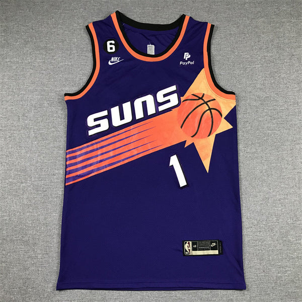 Men's Phoenix Suns Devin Booker #1 Purple 2022/23 Swingman Jersey - Classic Edition