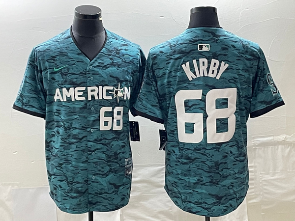 Men's American League George Kirby #68 Teal 2023 MLB All-Star Game Limited Jersey