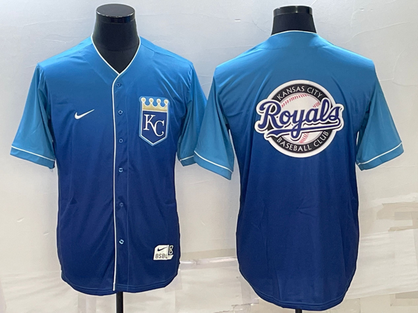 Men's Kansas City Royals Blue Authentic Player Jersey