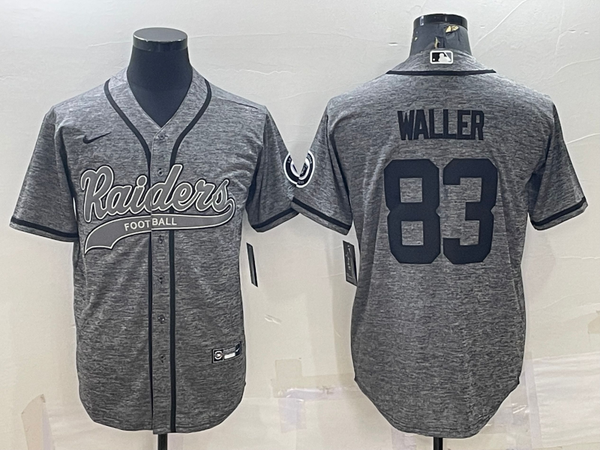 Men's Las Vegas Raiders Darren Waller #83 Gray Player Jersey Joint Edition