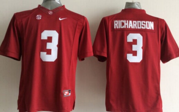 Men's Alabama Crimson Tide Trent Richardson #3 Crimson Player Game Jersey