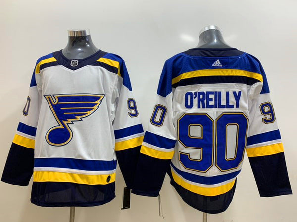 Men's St. Louis Blues Ryan O'Reilly #90 White Breakaway Player Jersey