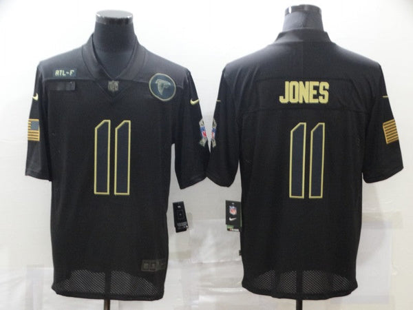 Men's Atlanta Falcons Julio Jones #11 Black Player Game Jersey