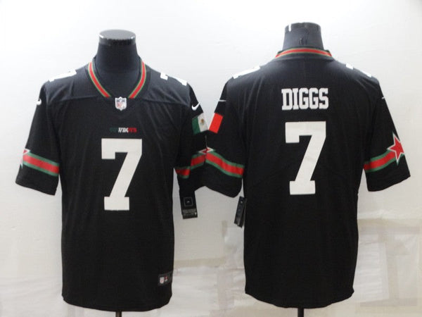 Men's Dallas Cowboys Trevon Diggs #7 Black Game Player Jersey