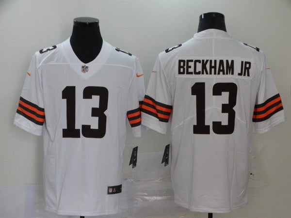 Men's Cleveland Browns Odell Beckham Jr. #13 White Game Player Jersey