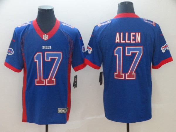 Men's Buffalo Bills Josh Allen #17 Blue Game Jersey