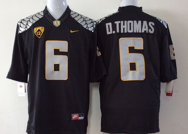 Men's Oregon Ducks De'Anthony Thomas #6 Black Player Jersey