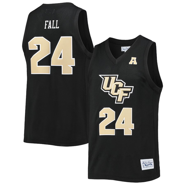 Men's UCF Knights Tacko Fall #24 Black Player Game Jersey