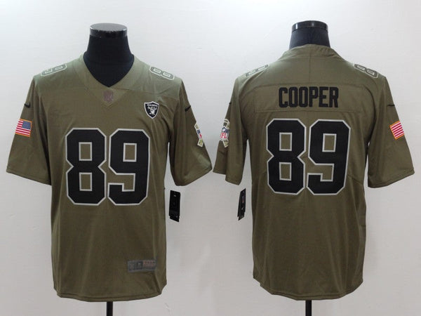 Men's Las Vegas Raiders Amari Cooper #89 Brown Game Player Jersey