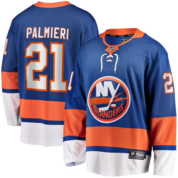 Men's New York Islanders Kyle Palmieri #21 Royal Player Game Jersey