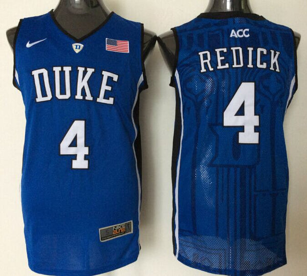 Men's Duke Blue Devils J.J Redick #4 Blue Player Game Jersey