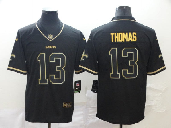 Men's New Orleans Saints Michael Thomas #13 Black Player Game Jersey