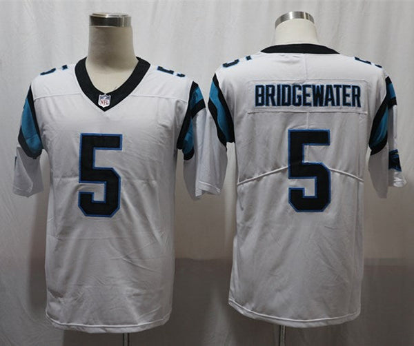 Men's Carolina Panthers Teddy Bridgewater #5 White Game Jersey