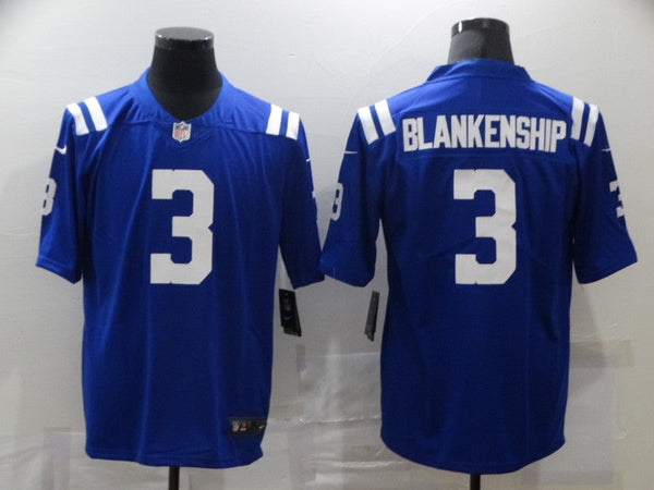 Men's Indianapolis Colts Rodrigo Blankenship #3 Blue Game Jersey